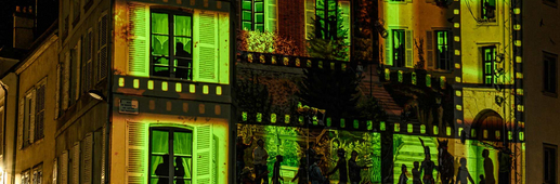 Fresque de Lattre de Tassigny - scénographie de BK Digital Art Company Fresque de Lattre de Tassigny - scénographie de BK Digital Art Company