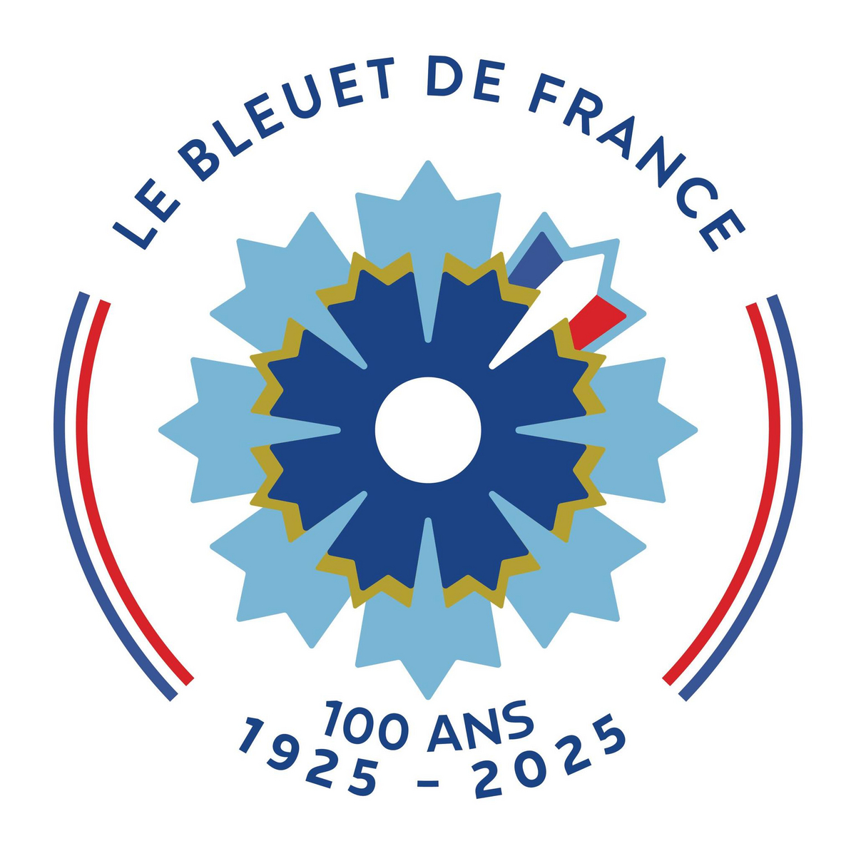 Logo du Bleuet de France - 100 ans Logo du Bleuet de France - 100 ans